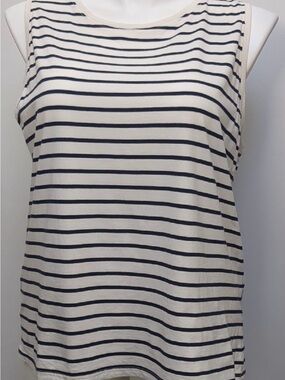 Pact Sonoma Stripe Softspun High Neck Tank